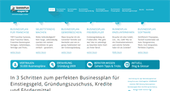 Desktop Screenshot of businessplan-experte.de